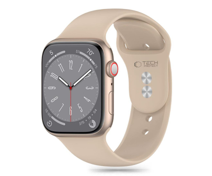 Pasek do smartwatchy Tech-Protect Silicone do Apple Watch 44/45/46/49 mm Walnut